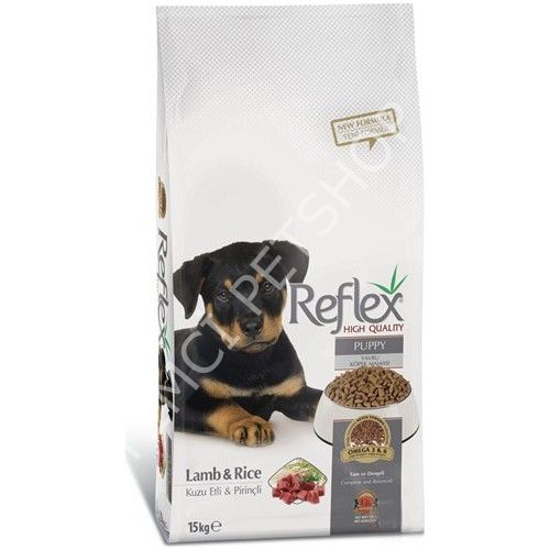 Reflex Puppy Kuzu Etli Pirinçli 15 kg Yavru Köpek Maması
