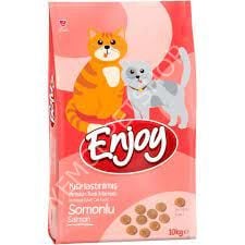 ENJOY SOMONLU KISIR KEDİ MAMASI 10 KG