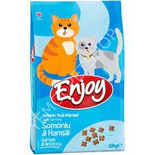 ENJOY SOMONLU HAMSİLİ YETİŞKİN KEDİ MAMASI 10 KG