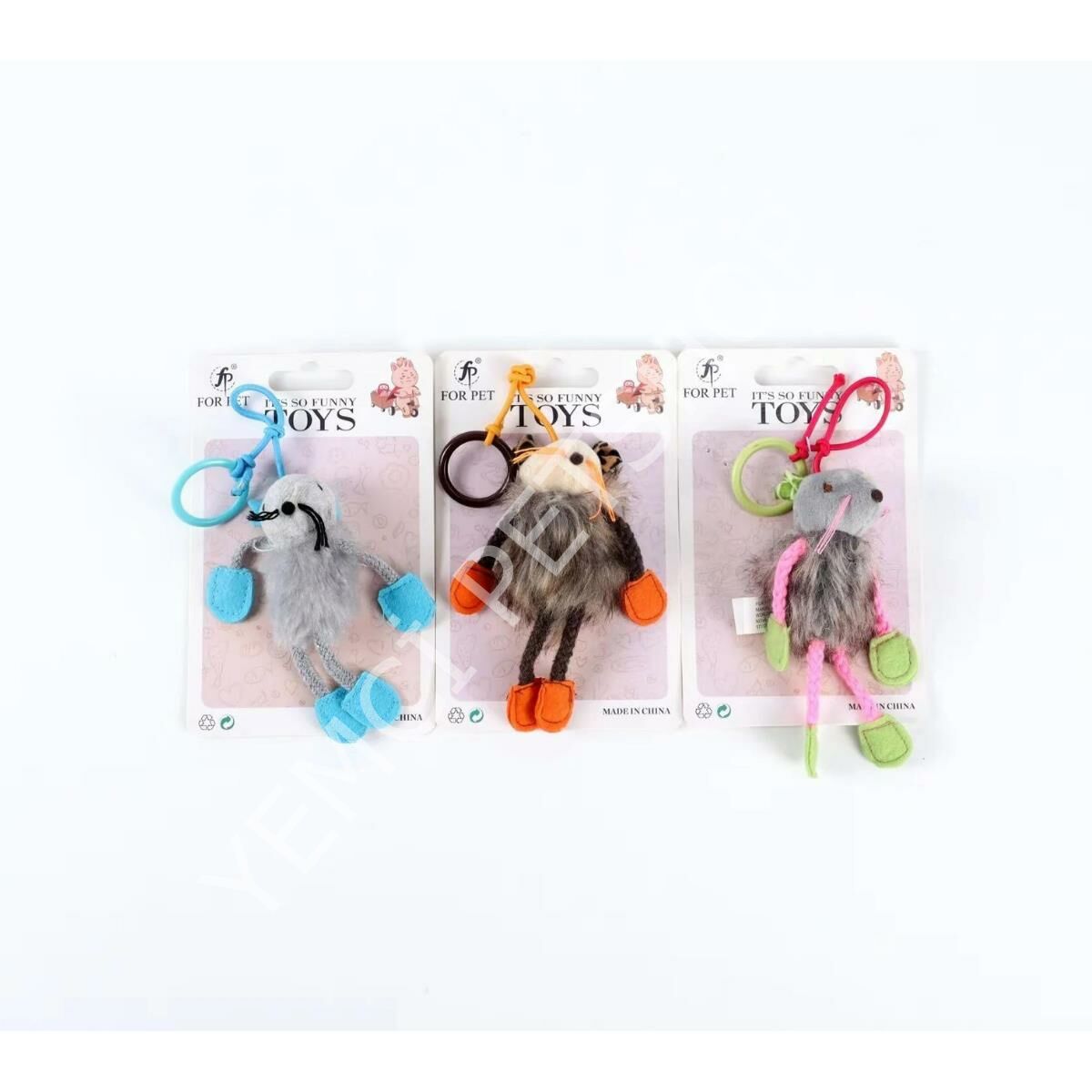 Yemcipetshop MWJ098 Tüylü Kedi oyuncağı