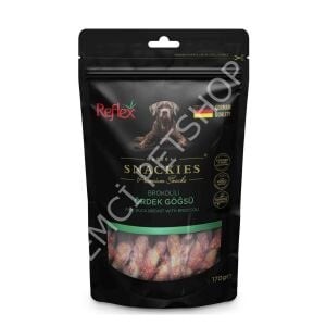 Reflex Snackies Brokolili Ördek Göğsü Köpek Ödül Maması 170gr