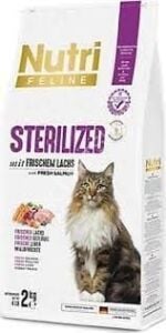 Nutri Feline Sterilised Somonlu 10 kg Yetişkin Kedi Maması