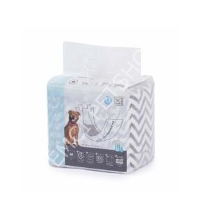 M-PETS DIAPERS ERKEK KÖPEKLER İÇİN KÜLOT (M) 12Lİ