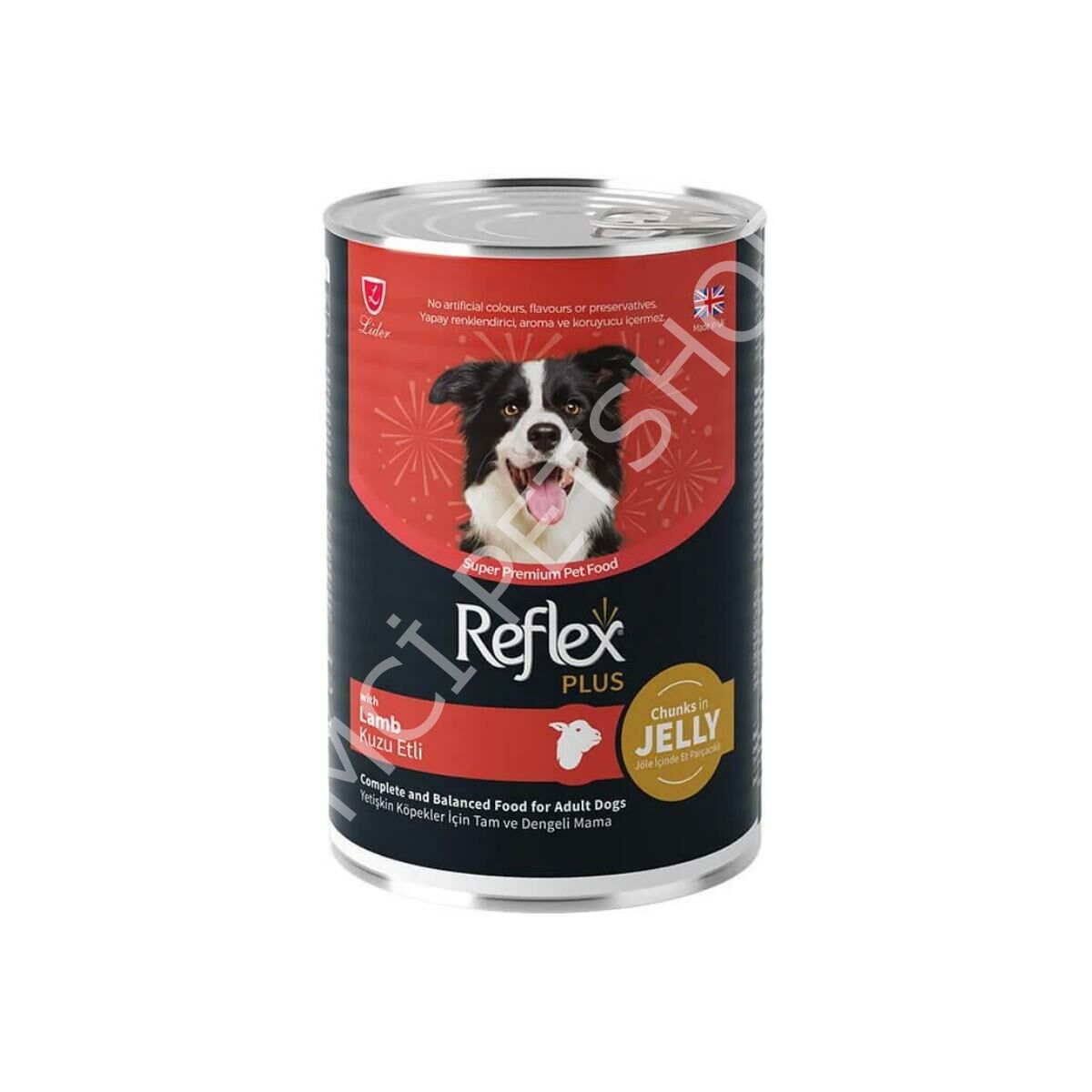 Reflex Plus Parça Kuzu Etli Köpek Konservesi 400 Gr