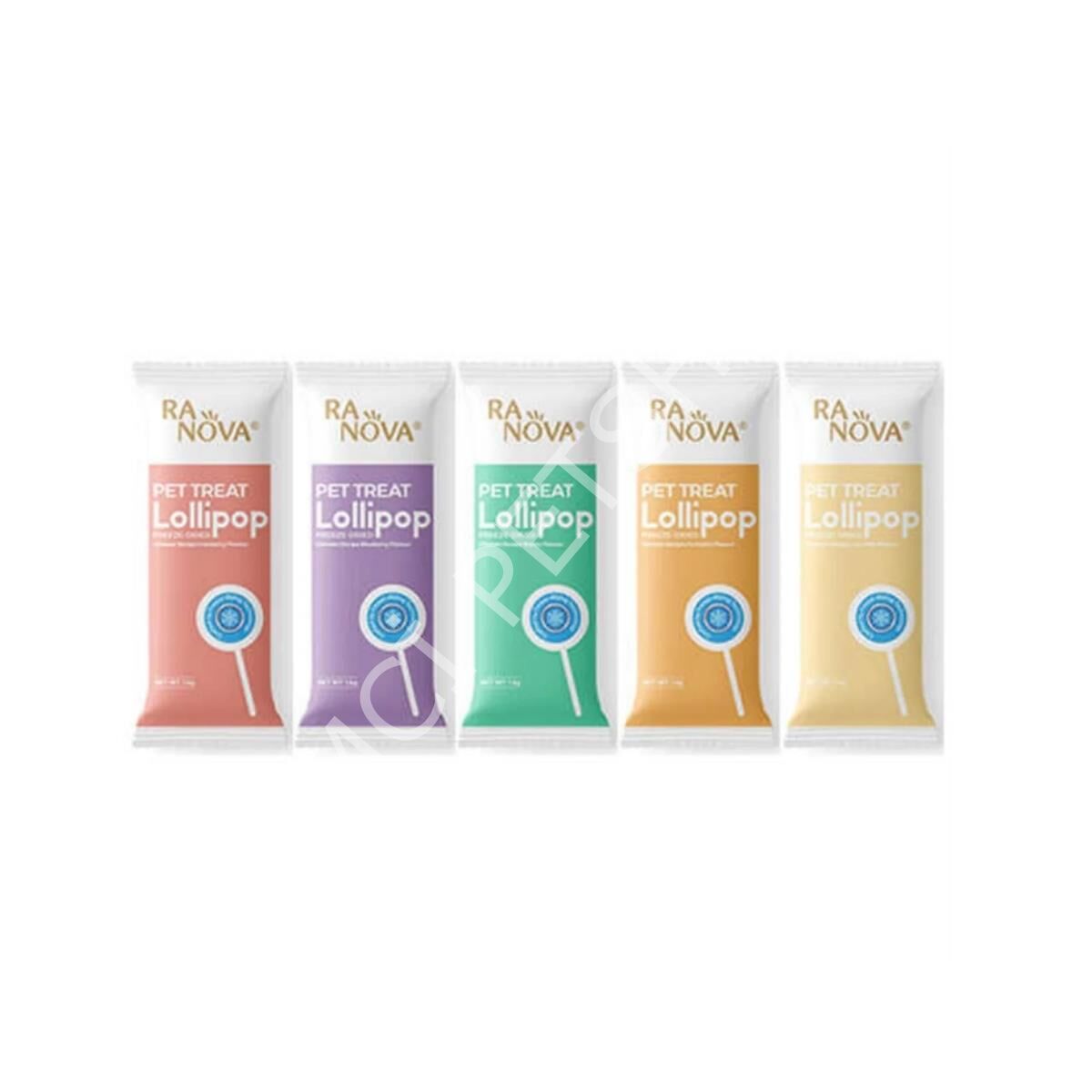 Ranova Kediler için Karışık Lezzetli Lolipop 1.4g 5'li