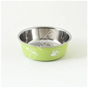 Yemcipetshop 14 Cm Çelik Mama ve Su Kabı
