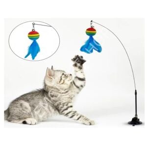 Tüylü Toplu Vantuzlu Kedi Oltası