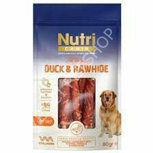 NUTRI CANIN ÖRDEK ETLİ SARILI KEMİK 80 GR