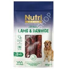 NUTRI CANIN KUZU ETLİ SARILI KEMİK 80 GR