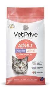 Vet Prive Somonlu 10 kg Kısırlaştırılmış Yetişkin Kedi Maması