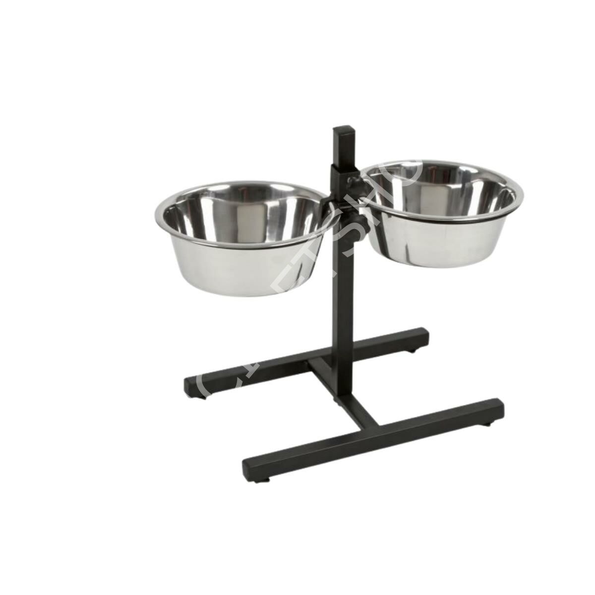 Nunbell İkili Ayaklı Çelik Mama Kabı 26Cm