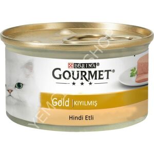 Purina Gourmet Gold Kıyılmış Hindili Kedi Yaş Mama 85 gr