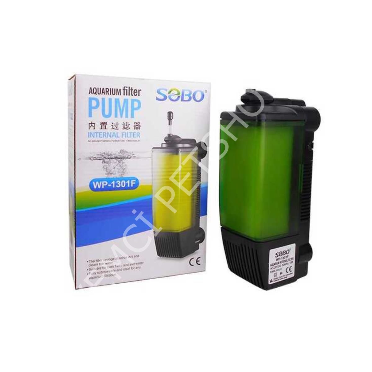 Sobo WP-1301F Akvaryum İç Filtre 10w 600lt/S