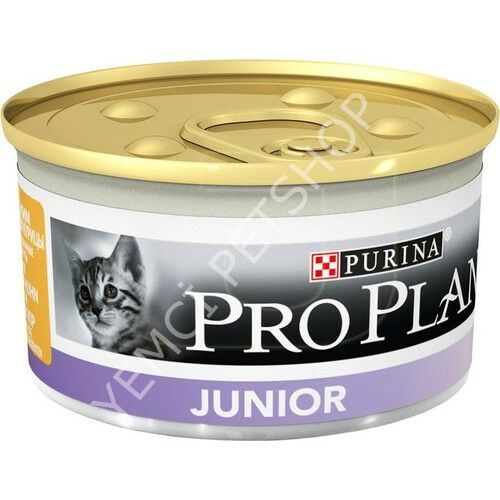 PRO PLAN KITTEN TAVUKLU YAVRU KEDİ KONSERVESİ 85 GR