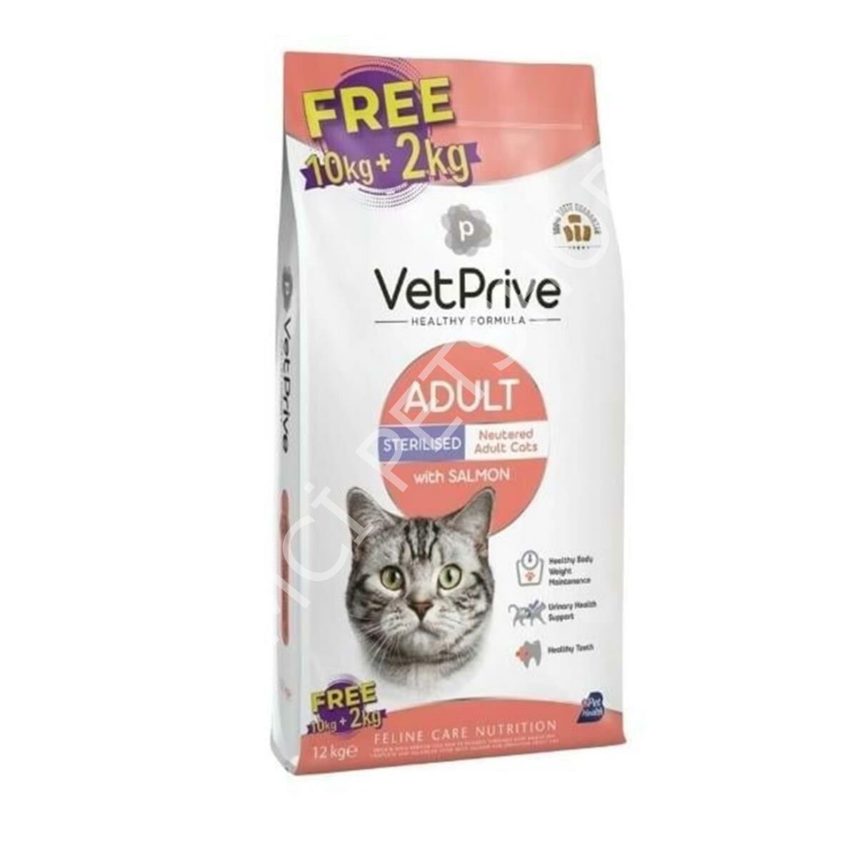 Vet Prive Somonlu 12 kg Kısırlaştırılmış Yetişkin Kedi Maması