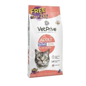 Vet Prive Somonlu 12 kg Kısırlaştırılmış Yetişkin Kedi Maması