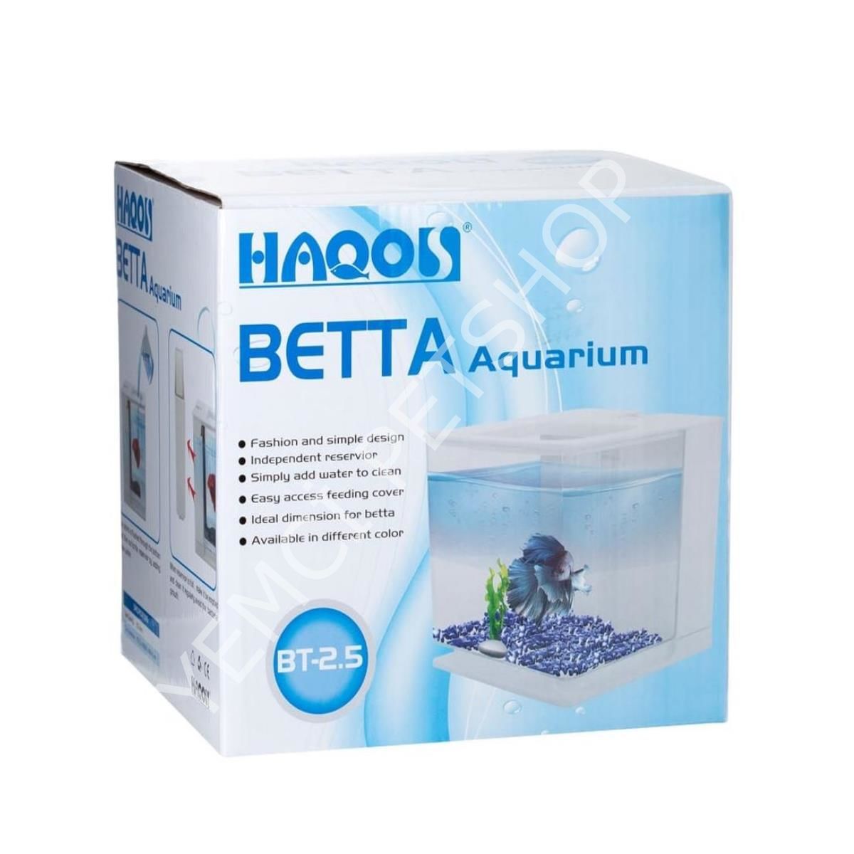 HAOOS BETA AKVARYUMU IŞIKLI BEYAZ 2,5 LT