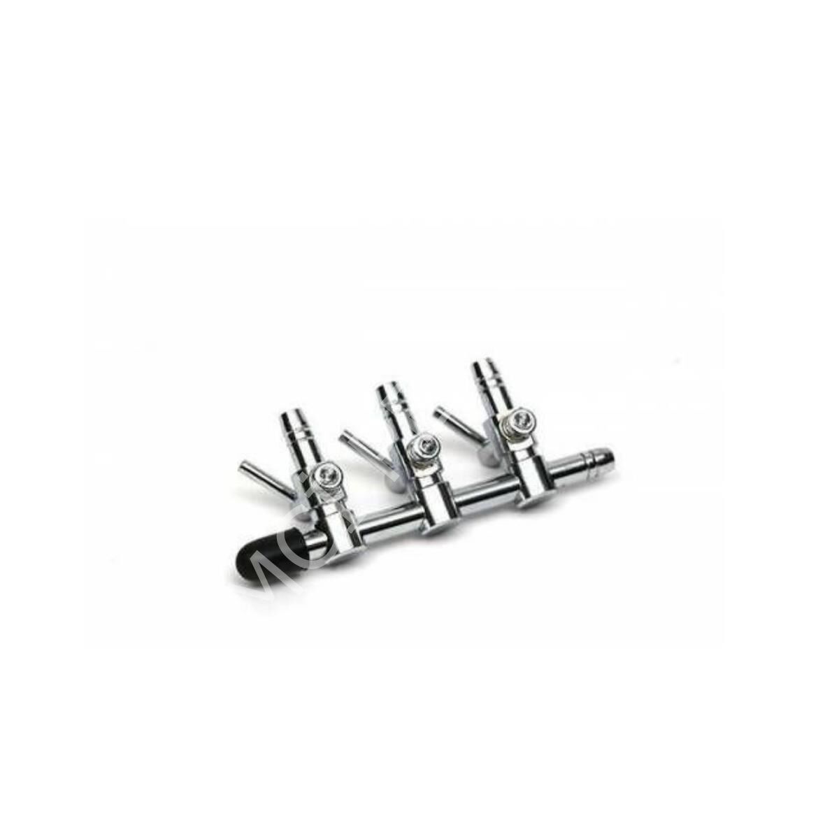 AKVARYUM METAL TERMİNAL HAVA DAĞITICI VANA ÜÇLÜ