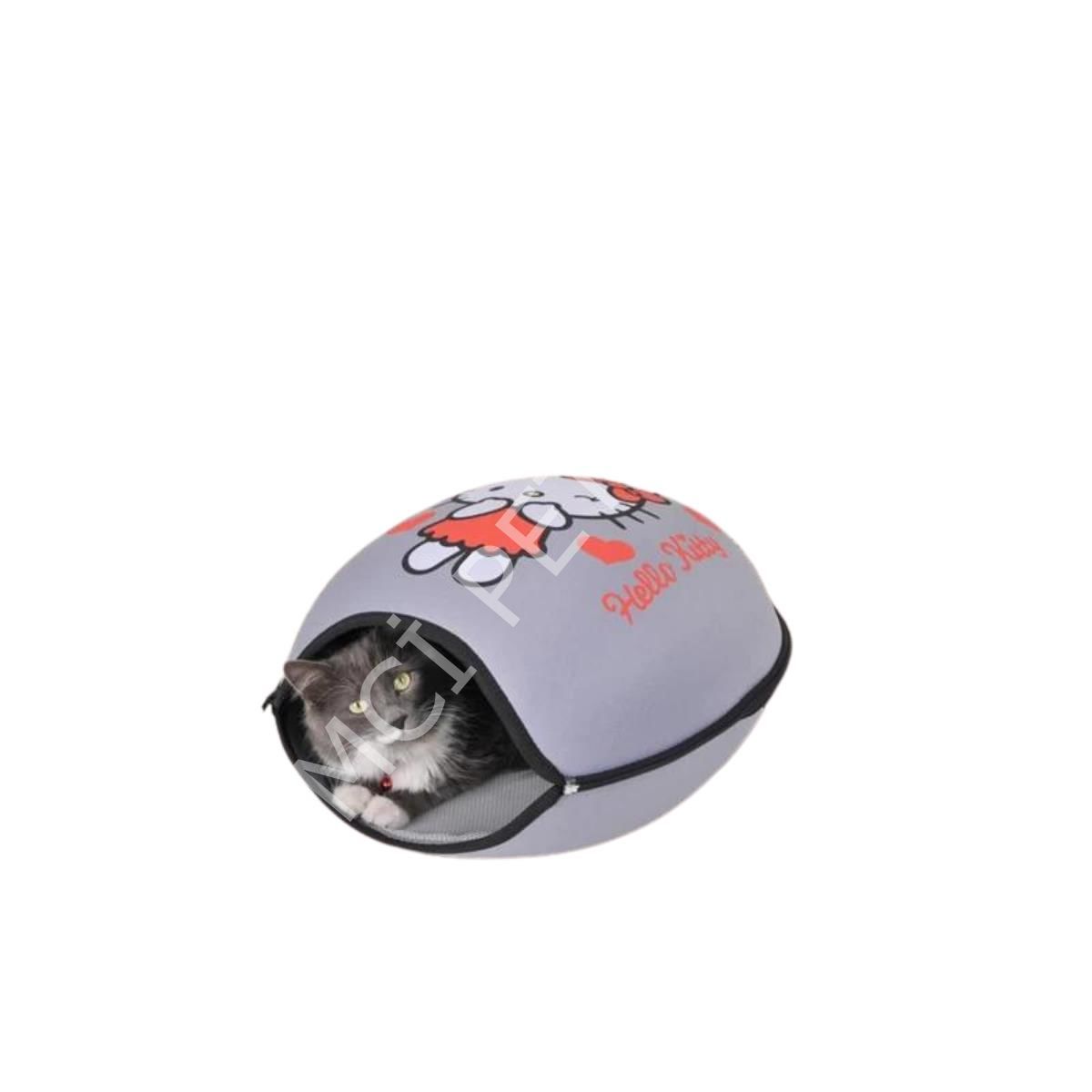 HELLO KİTTY  KEDİ EVİ GRİ