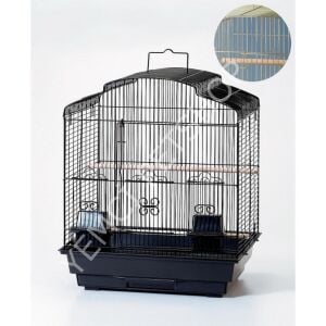 Sultan Cennet Sevda Papağanları İçin Gold Kafes 46,5X36X56