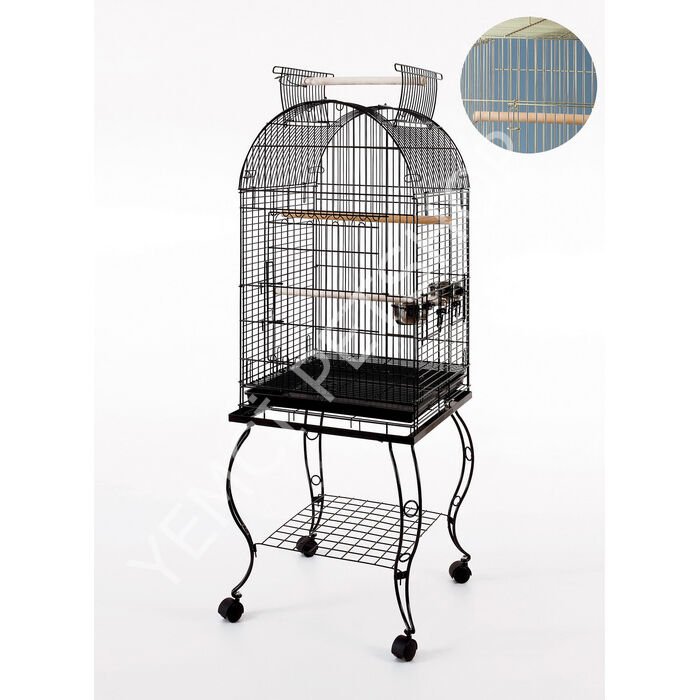Büyük Boy Sehpalı Papağan Kafesi 51*51*129 Cm