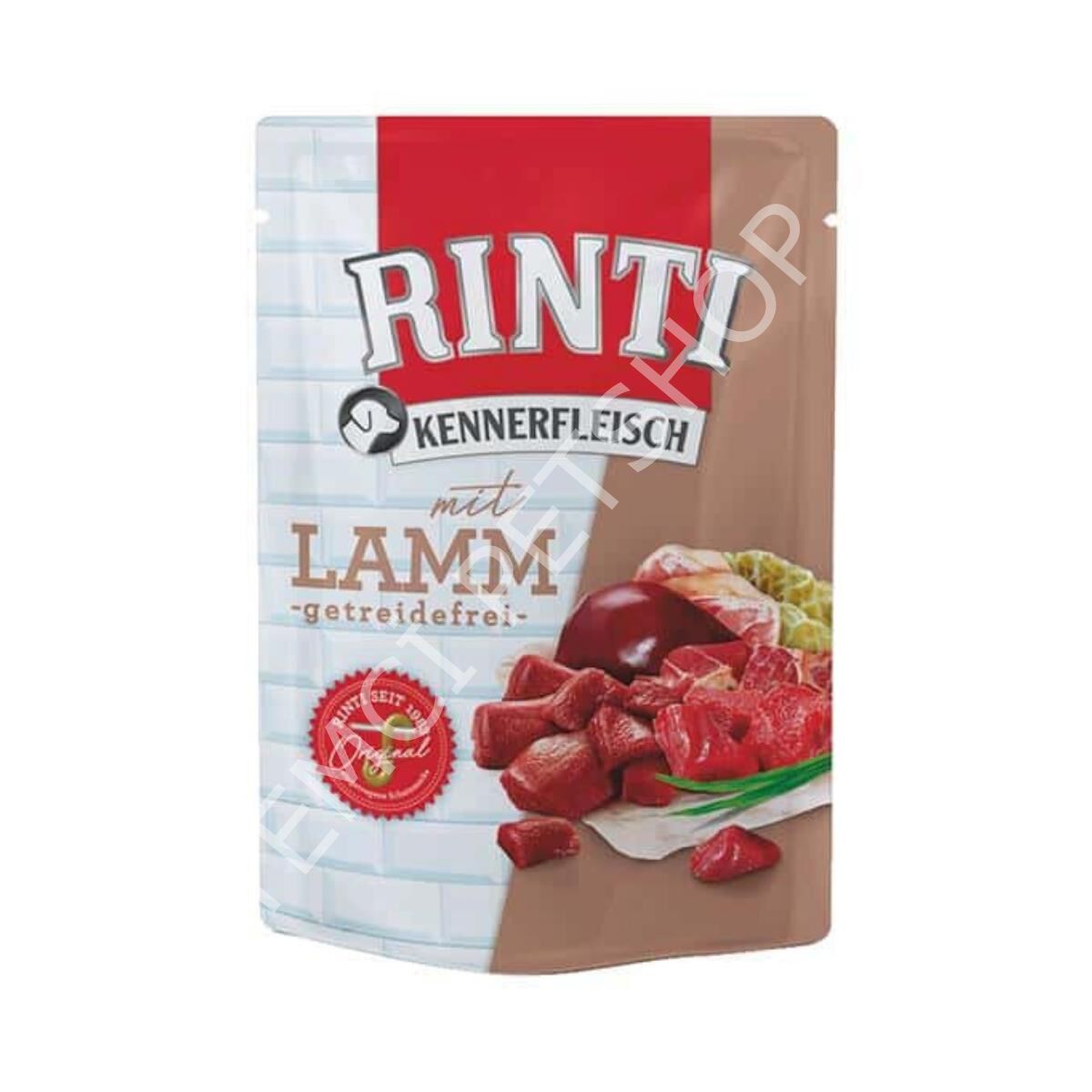 Rinti Pouch Kuzu Etli Yetişkin Köpek Maması 400gr
