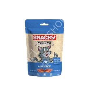Snacky Crunch Anti-Age Somon Balıklı Kedi Ödül Maması 60g