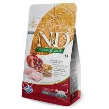 N&D Düşük Tahıllı Tavuk ve Narlı Yetişkin Kedi Maması 1.5 Kg