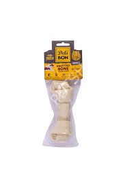 DELİBON DERİ EL İŞİ KEMİK DÜĞÜM KEMİK MODEL BEYAZ 16CMX1AD.
