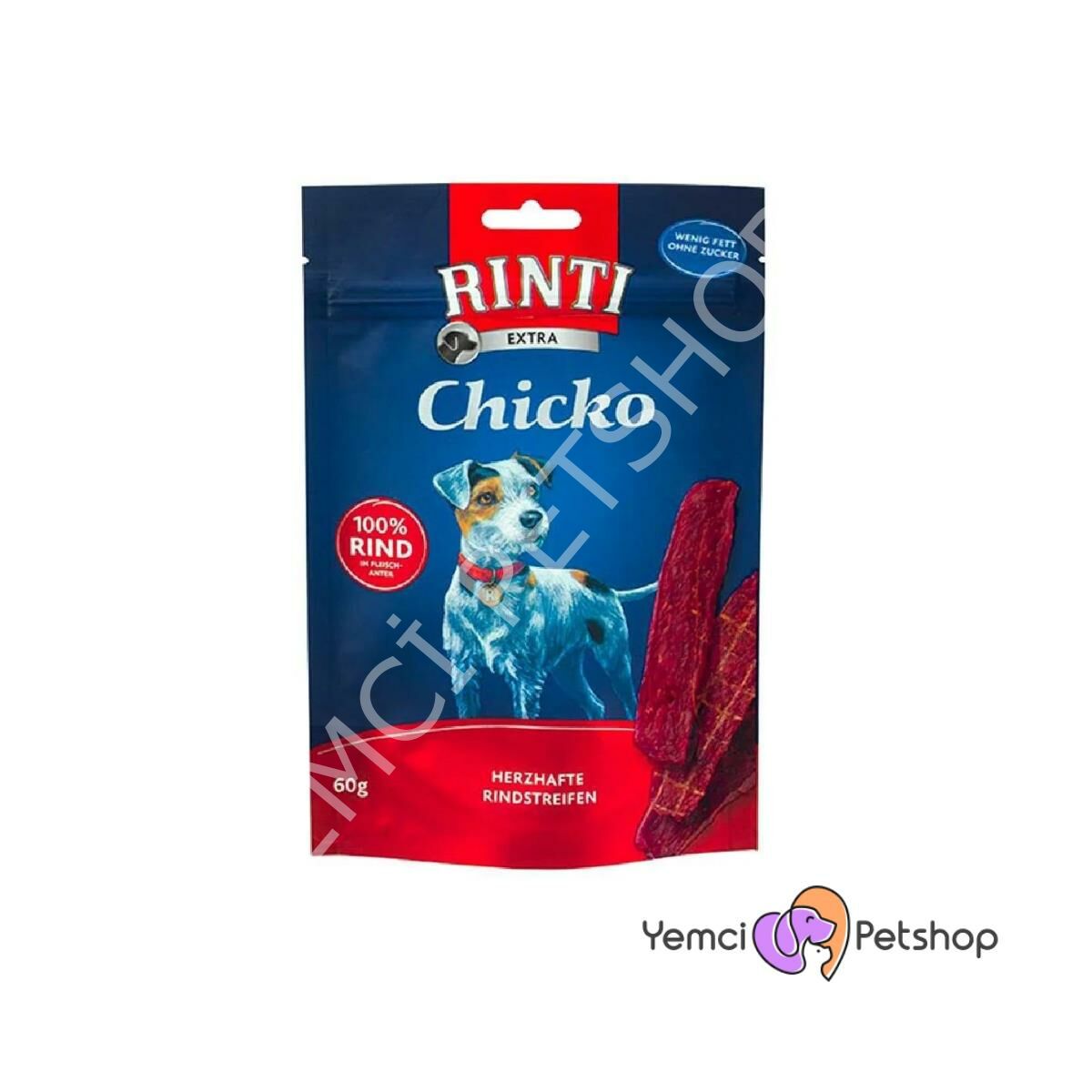 RİNTİ EXTRA SIĞIR ETLİ KÖPEK ÖDÜLÜ 60 GR