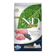 N&D Prime Kuzu Etli ve Yaban Mersinli 2.5 kg Küçük Irk Yetişkin Köpek Maması