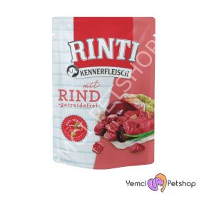 Rinti Sığır Etli Gerçek Et Tamamlayıcı Köpek Yaş Maması 400 Gr