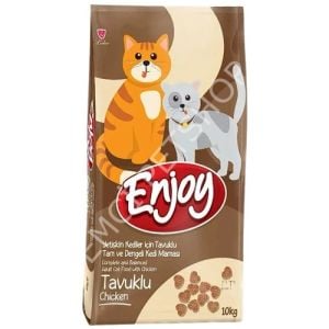 Enjoy Tavuklu 10 kg Yetişkin Kedi Maması