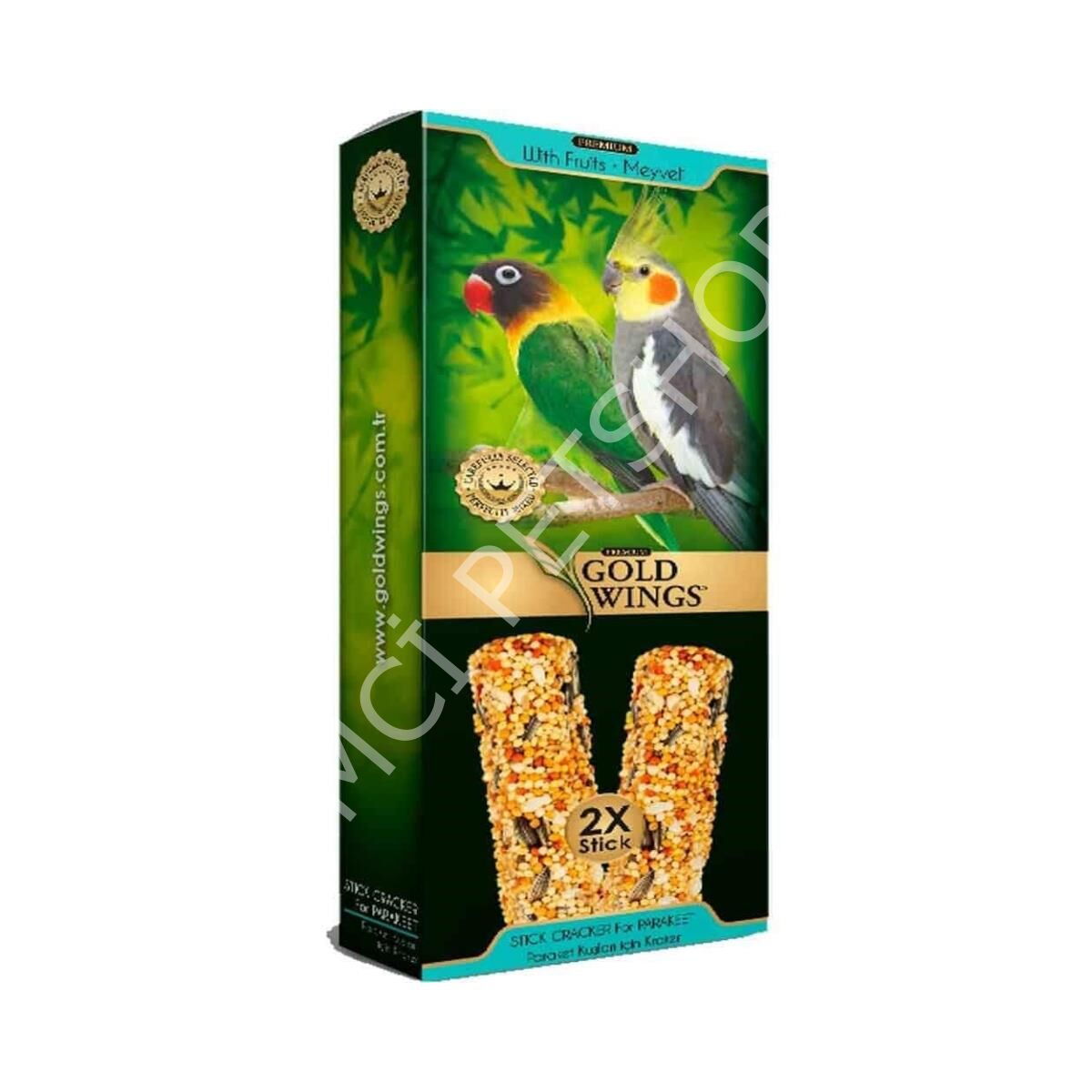 Gold Wings Premium Paraket Krakeri Meyveli 2'li Paket