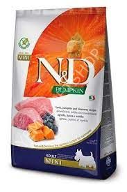 N&D Pumpkin Kuzu Etli Balkabaklı ve Yaban Mersinli 2.5 kg Küçük Irk Yetişkin Köpek Maması
