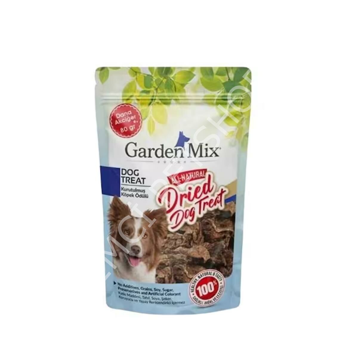 Garden Mix Kurutulmuş Dana Akciğer Köpek Ödül Maması 80 Gr