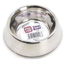 Playfull Haşere Engelleyici Çelik Mama ve Su Kabı Kauçuk Tabanlı 8 Oz