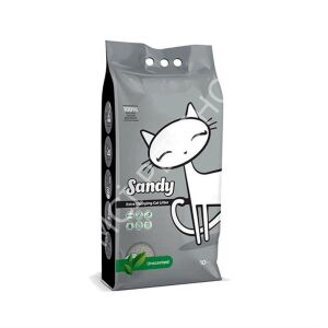 Sandy Active Carbon Topaklanan Sodyum Bentonit Kedi Kumu 10 Kg