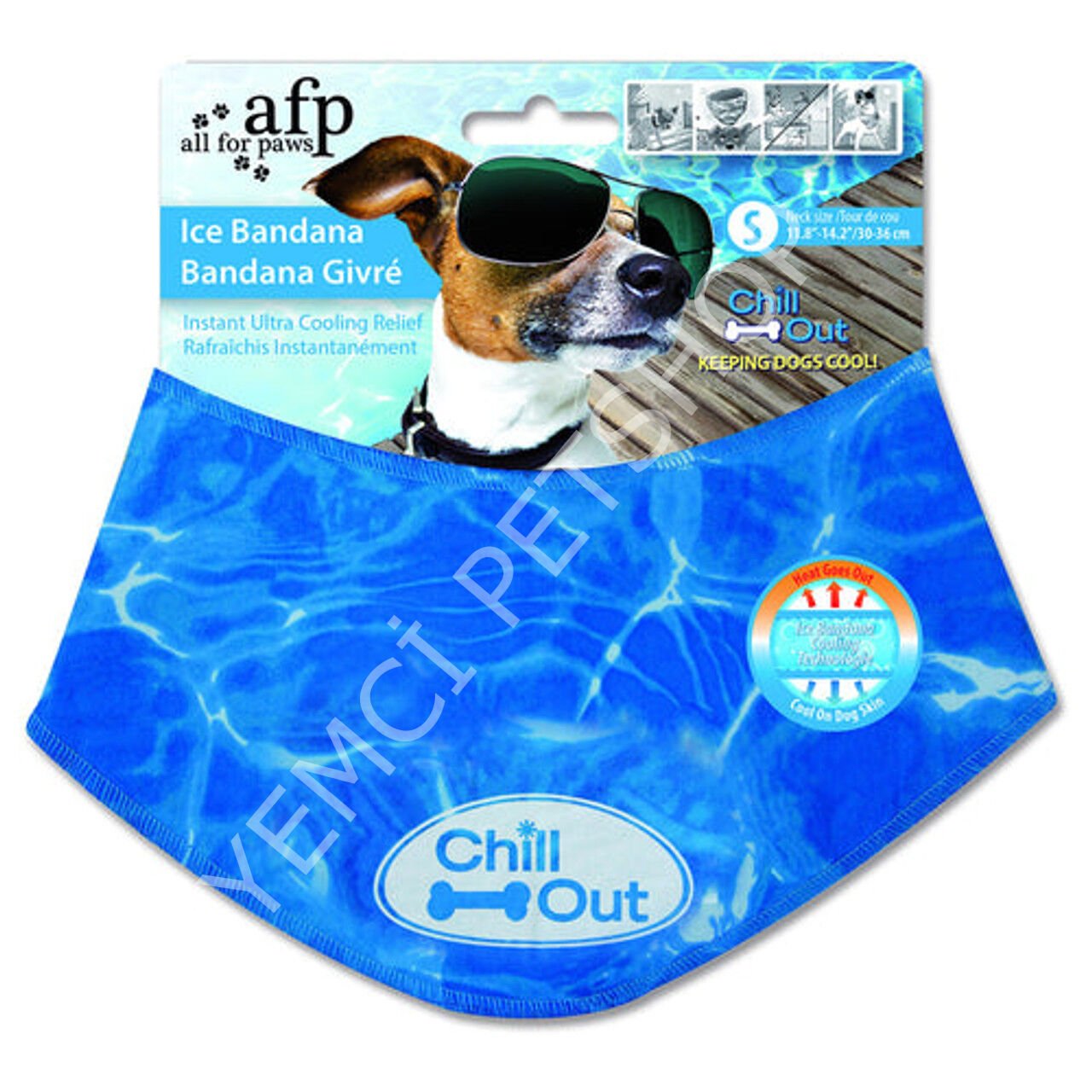 Afp Chill Out - Soğutmalı Köpek Bandana L