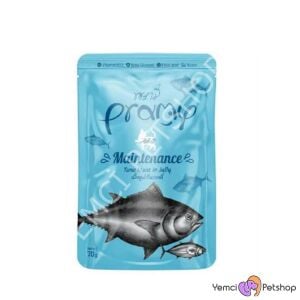 PRAMY TON BALIKLI TAMAMLAYICI YETTİŞKİN KEDİ MAMASI 70 GR