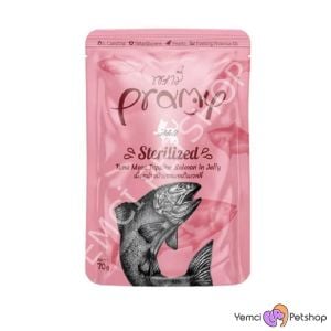 PRAMY TON BALIKLI SOMONLU TAMAMLAYICI YETİŞKİN KEDİ MAMASI 70 GR