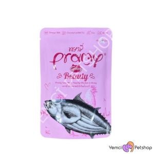 PRAMY TON BALIKLI TAVUKLU TAMAMLAYICI YETİŞKİN KEDİ MAMASI 70 GR