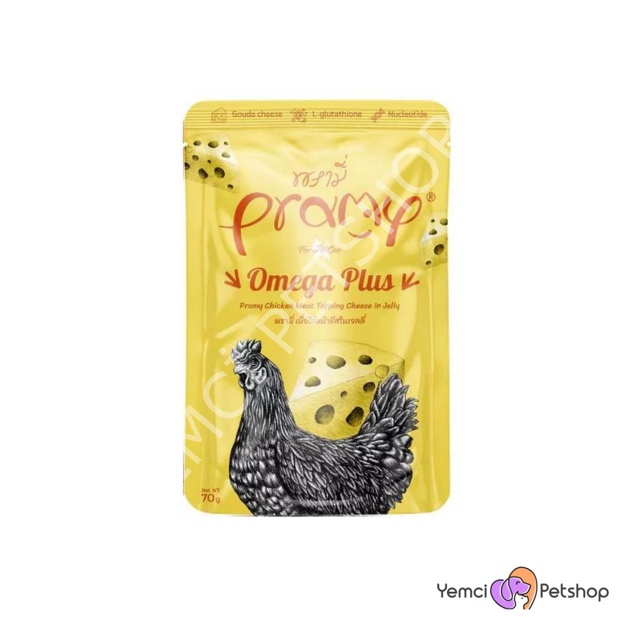 PRAMY TAVUKLU PEYNİRLİ TAMAMLAYICI YETTİŞKİN KEDİ MAMASI 70 GR