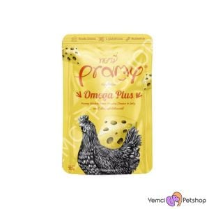 PRAMY TAVUKLU PEYNİRLİ TAMAMLAYICI YETTİŞKİN KEDİ MAMASI 70 GR