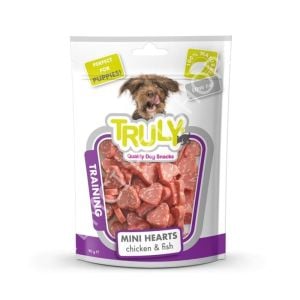 TRULY DOG MİNİ HEARTS CHICKEN FİSH