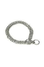 DOGGİE BOĞMALI DUBLE ZİNCİR TASMA KROMKAPLAMA 2,5X35-45CM