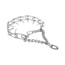DOGGİE DİKENLİ BOĞMALI ZİNCİR TASMA KROMKAPLAMA 4X60CM