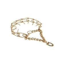 DOGGİE DİKENLİ BOĞMALI ZİNCİR TASMA ALTIN KAPLAMA ALTINKAPLAMA 3,5X55CM