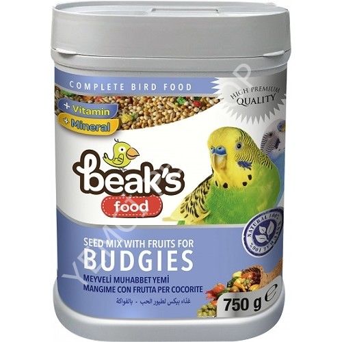 BEAKS MEYVELİ MUHABBET YEMİ 750 GR