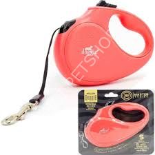 DOGGİE OTOMATİK UZATMA TASMASI MASTER SERİ PEMBE 15KG/5MT
